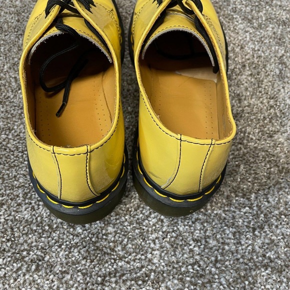 Dr Martens Oxford Shoes Womens Size 9 1461 Iced II Buttersoft Leather Yellow - Picture 5 of 7
